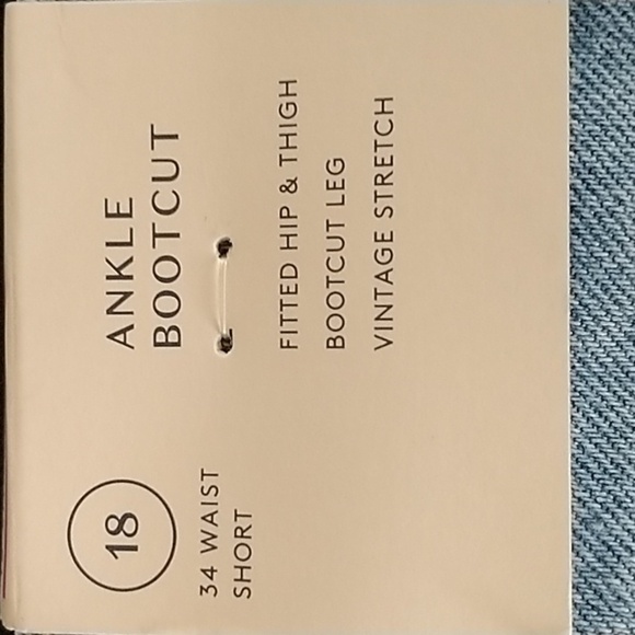 Universal Thread Ankle Boot cut Vintage Stretch Jeans 18S - Picture 8 of 11